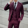 wine red 2 buttons
