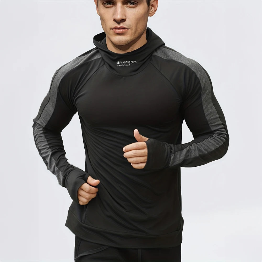 Tight-Fit Sports Jogging Pullover

