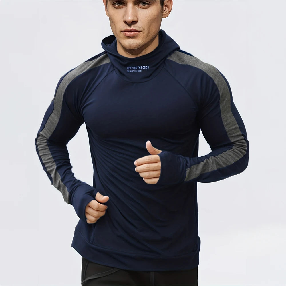 Tight-Fit Sports Jogging Pullover

