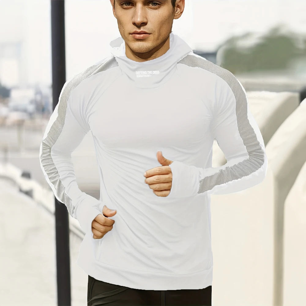 Tight-Fit Sports Jogging Pullover

