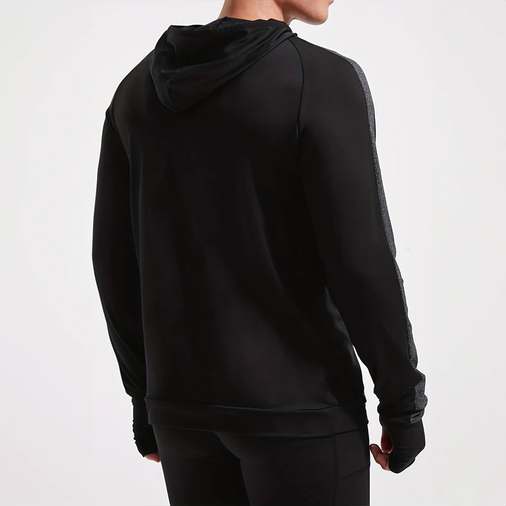 Tight-Fit Sports Jogging Pullover

