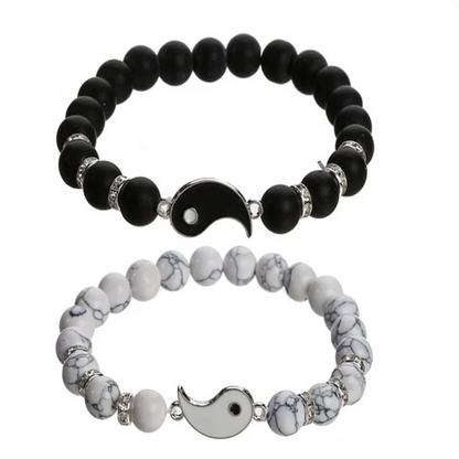 Turquoise Beaded Heart Magnetic Bracelets