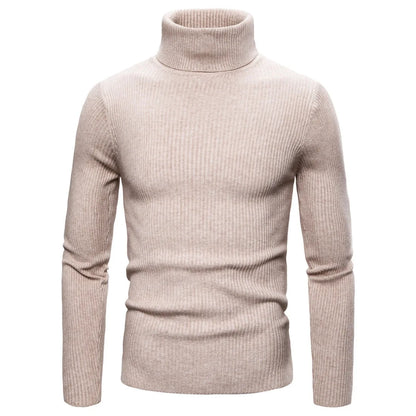 Men's Casual Turtleneck Sweater – Winter
