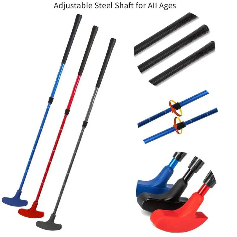 Adjustable Two-Way Mini Golf Putter for All
