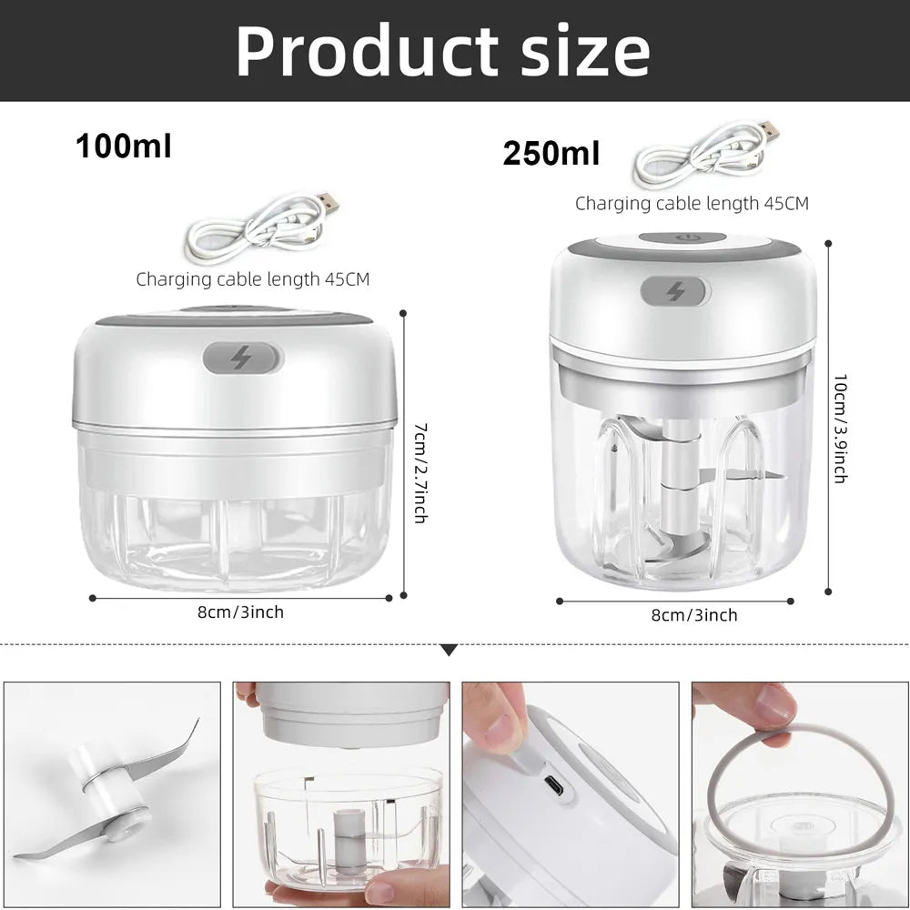 USB mini food chopper

