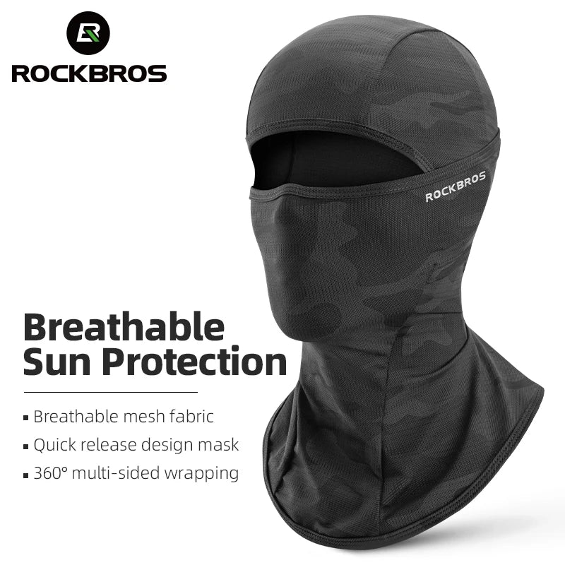 Full Face UV Protection Cycling Mask - Breathable Balaclava for Road Biking
