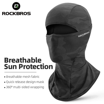 Full Face UV Protection Cycling Mask - Breathable Balaclava for Road Biking
