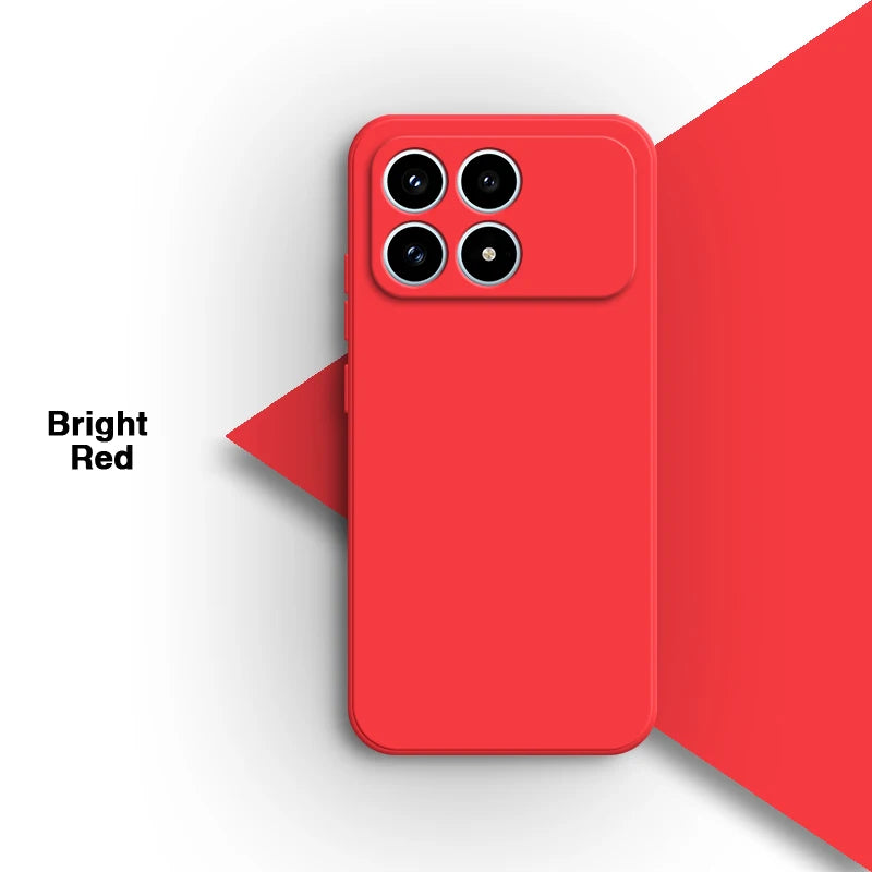 Ultra 5G Solid Color Square Liquid Bumper Phone Case