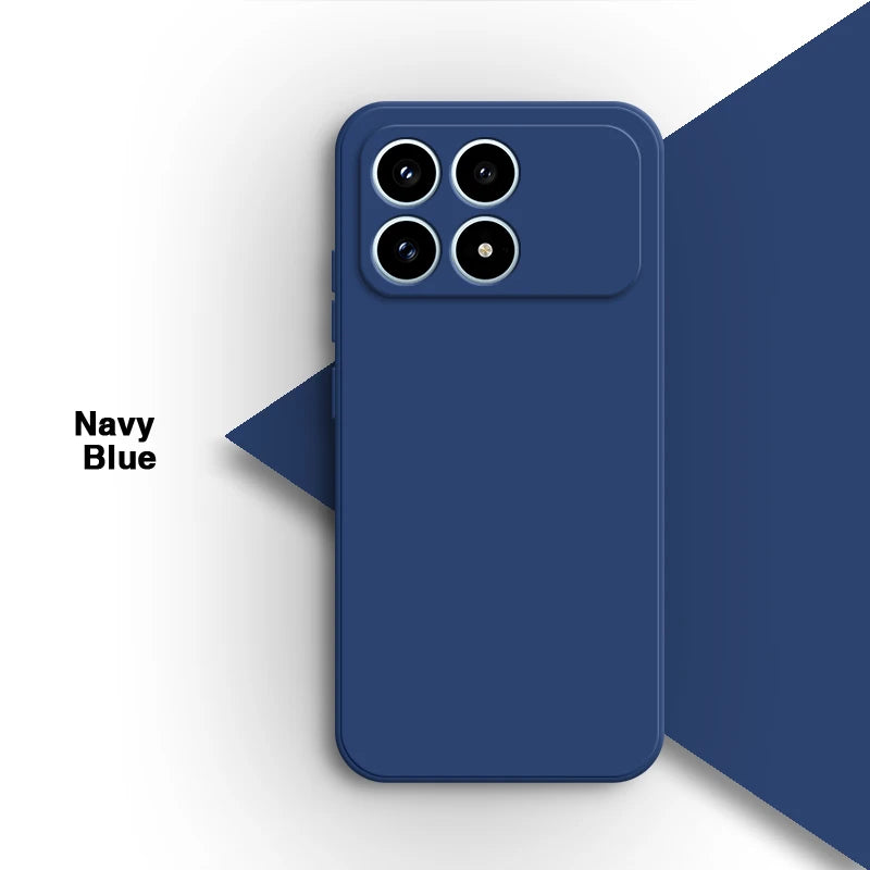 Ultra 5G Solid Color Square Liquid Bumper Phone Case