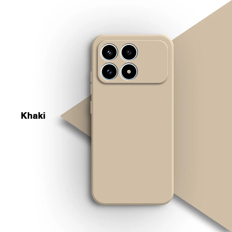 Ultra 5G Solid Color Square Liquid Bumper Phone Case