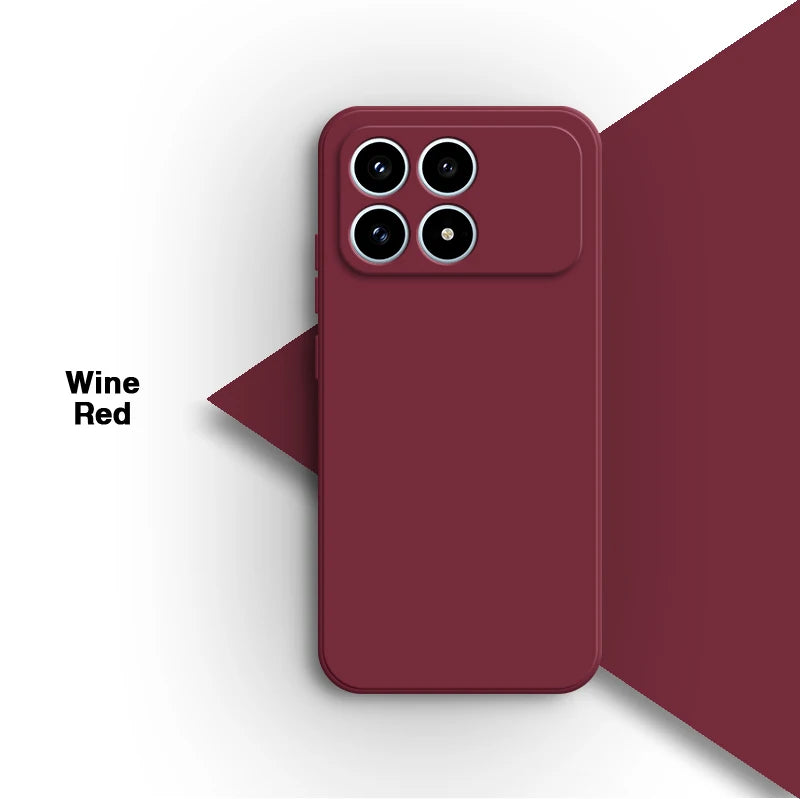 Ultra 5G Solid Color Square Liquid Bumper Phone Case