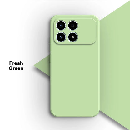 Ultra 5G Solid Color Square Liquid Bumper Phone Case