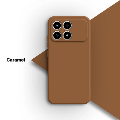 Ultra 5G Solid Color Square Liquid Bumper Phone Case