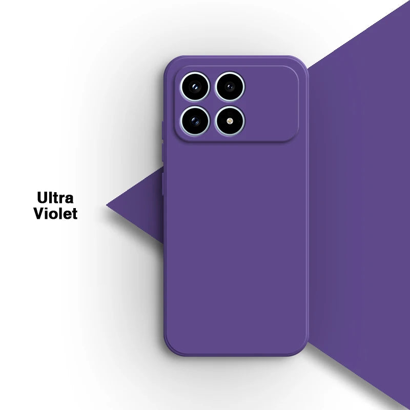 Ultra 5G Solid Color Square Liquid Bumper Phone Case