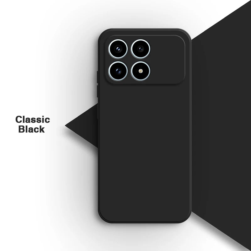 Ultra SolidColor Square Liquid Bumper Phone Case