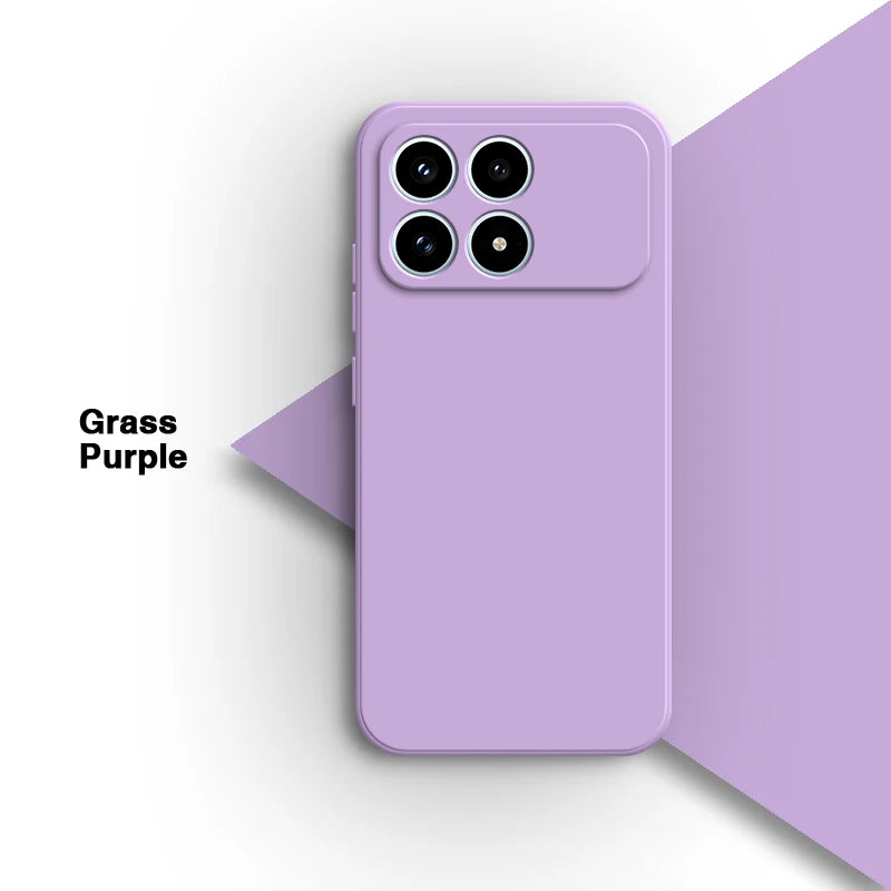 Ultra SolidColor Square Liquid Bumper Phone Case