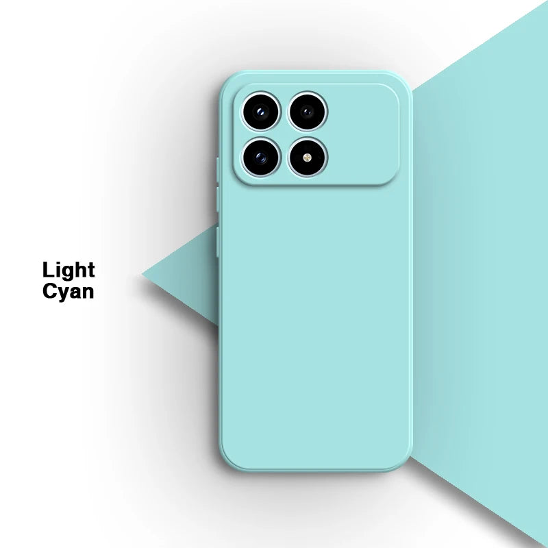 Ultra Solid Color Square Liquid Bumper Phone Case