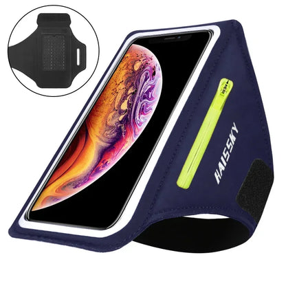 Ultra Zipper Running Armbands For iPhone 16 15 14 13 12 Pro Max
