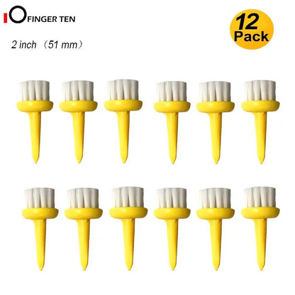 Unbreakable Brush Golf Tees - 12 Pack
