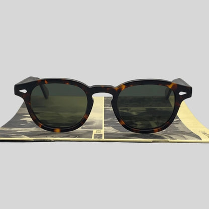 Unisex Acetate Frame Retro Polarized Sunglasses