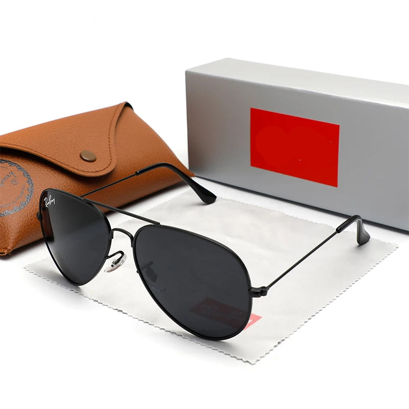 Unisex Anti-Reflection Pilot Polarized Sunglasses