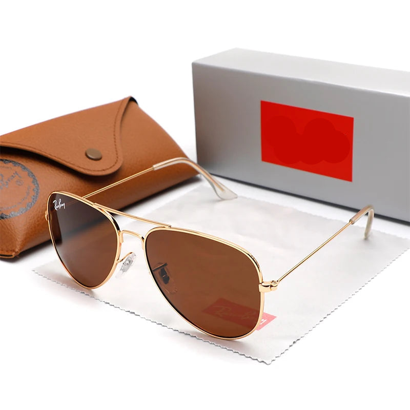 Unisex Anti-Reflection Pilot Polarized Sunglasses