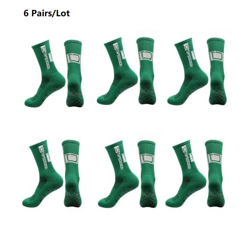 Unisex Anti-Slip Sports Mid Calf Socks