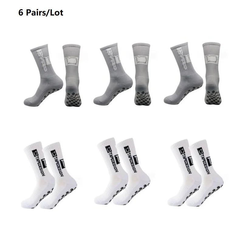 Unisex Anti-Slip Sports Mid Calf Socks
