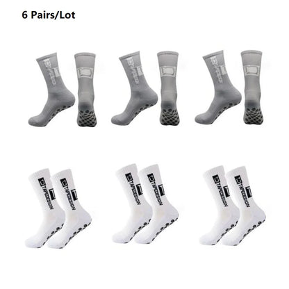 Unisex Anti-Slip Sports Mid Calf Socks