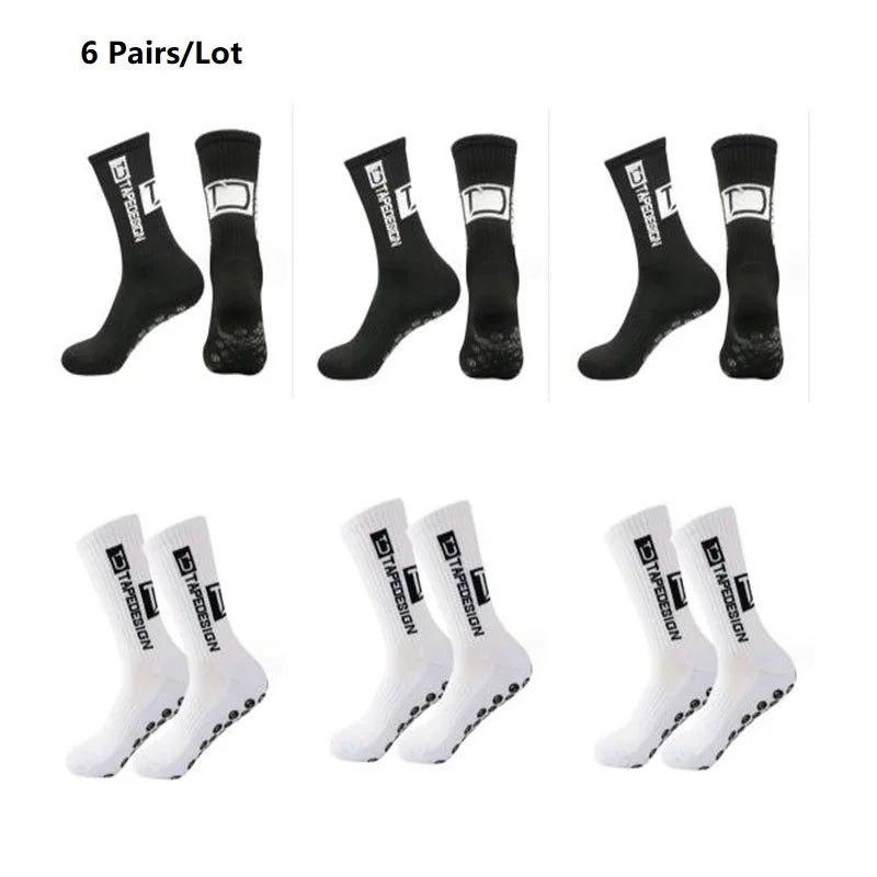 Unisex Anti-Slip Sports Mid Calf Socks