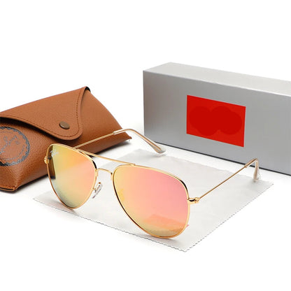 Unisex Anti-Reflection Pilot Polarized Sunglasses