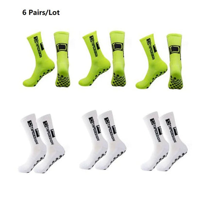 Unisex Anti-Slip Sports Mid Calf Socks