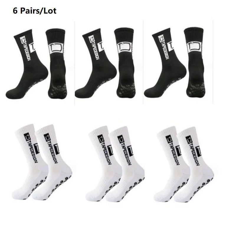 Unisex Anti-Slip Sports Mid Calf Socks