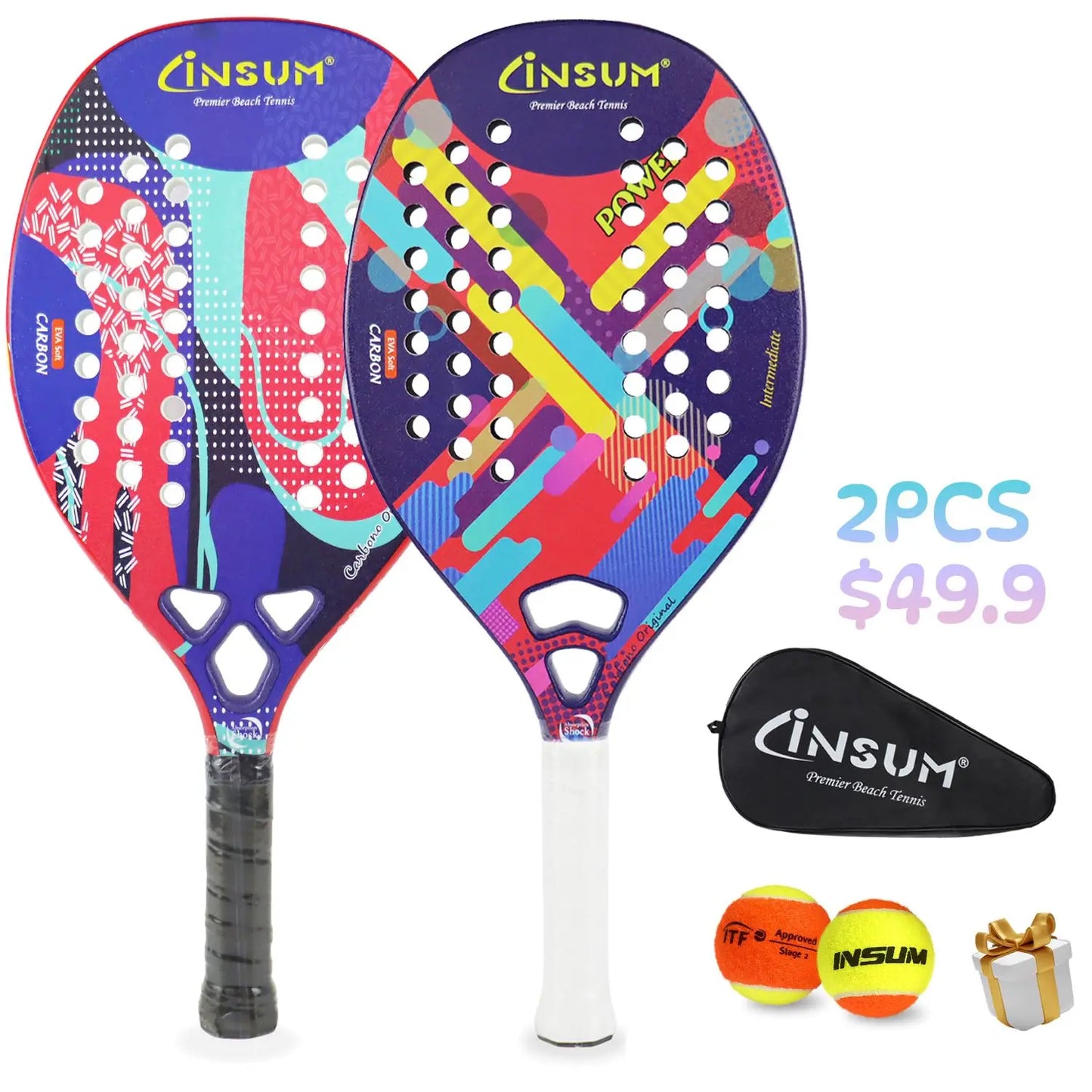 Unisex Beach Carbon Fiber Badminton Racket