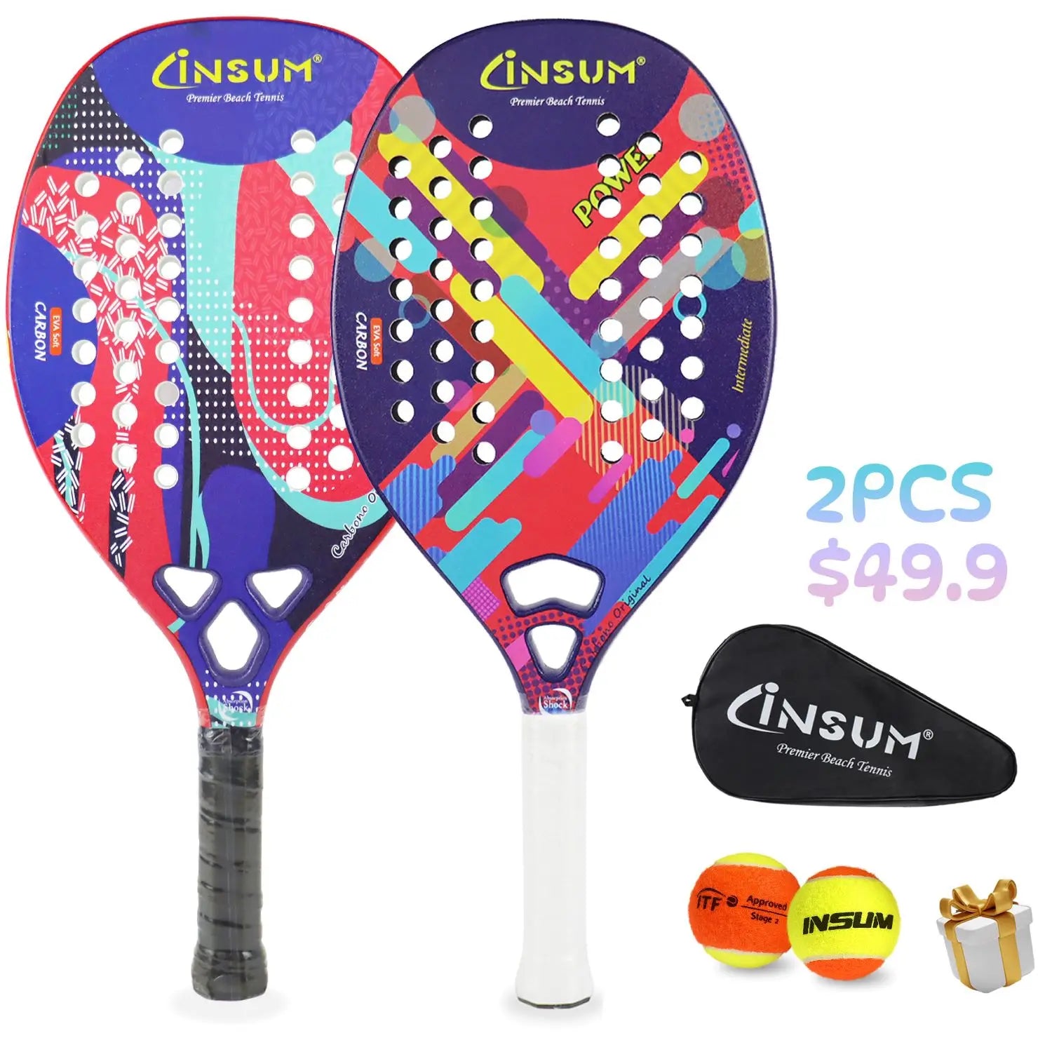 Unisex Beach Carbon Fiber Badminton Racket