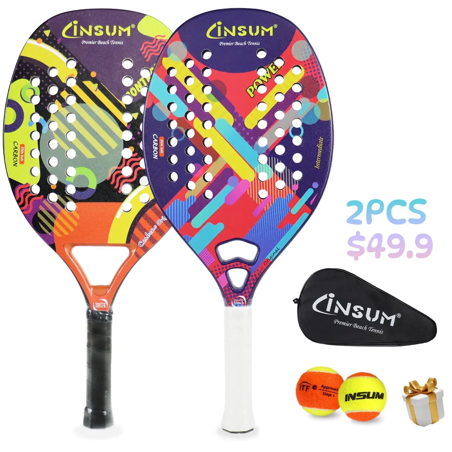 Unisex Beach Carbon Fiber Badminton Racket