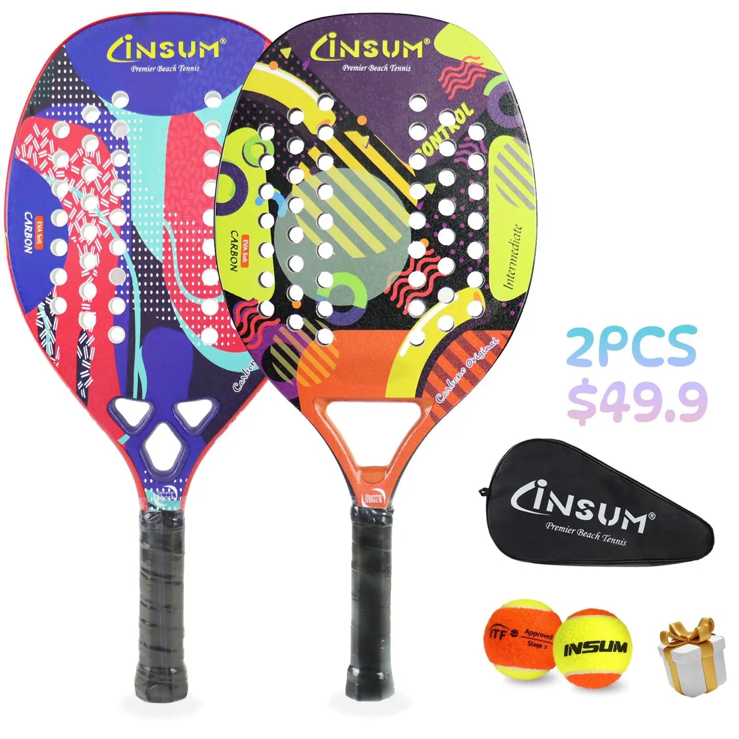 Unisex Beach Carbon Fiber Badminton Racket