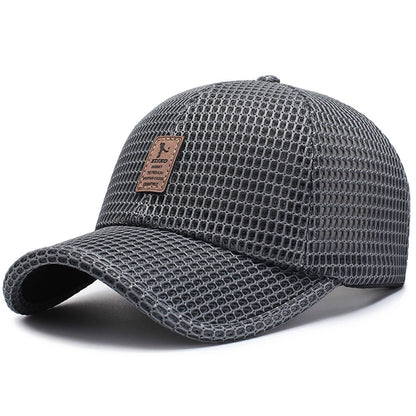 Unisex Breathable Summer Tennis Mesh Baseball Caps