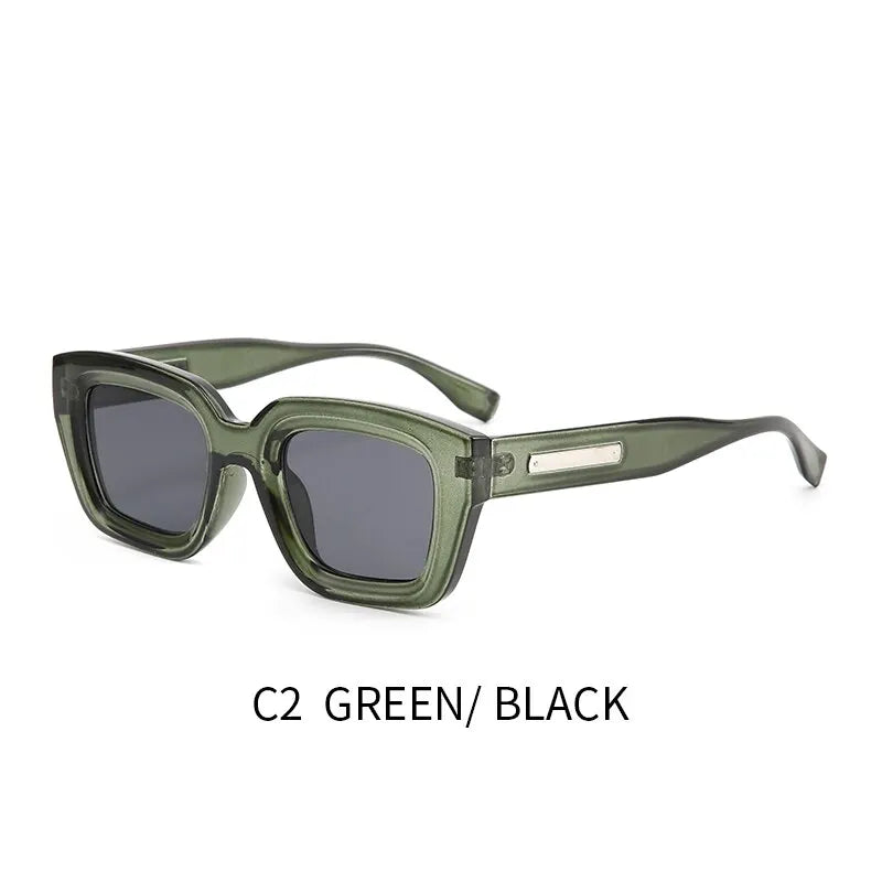 Unisex Classic UV400 Retro Square Sunglasses