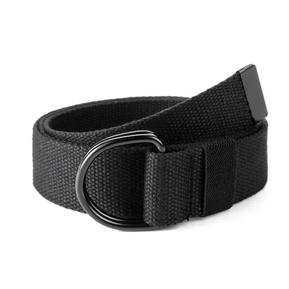 Unisex Double D-Ring Belt for Men