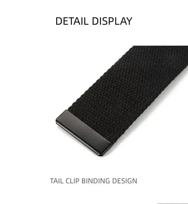 Unisex Double D-Ring Belt for Men