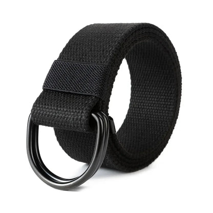 Unisex Double D-Ring Belt for Men