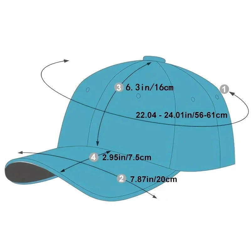 Unisex Horns Embroidery Tactical Baseball Caps