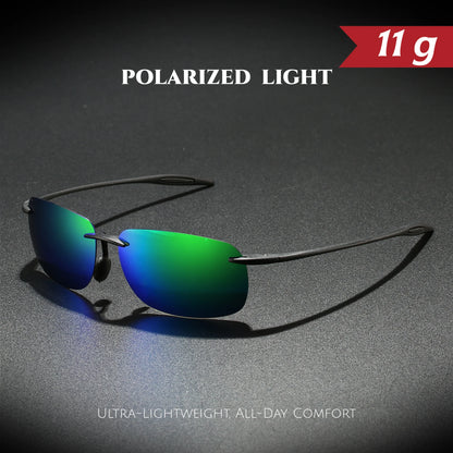 Unisex Flexible Frameless Polarized Aviator Sunglasses