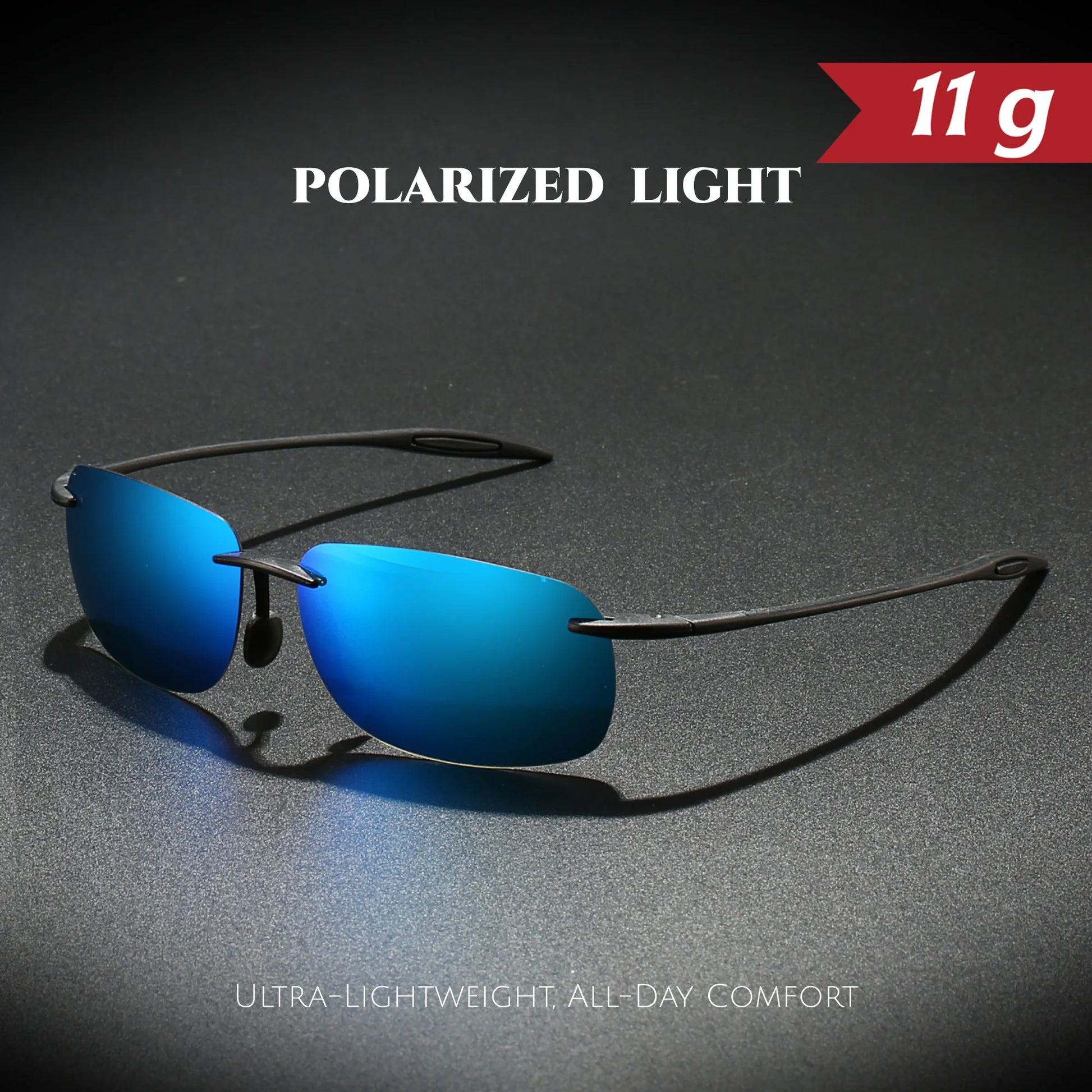 Unisex Flexible Frameless Polarized Aviator Sunglasses