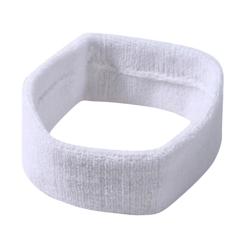 Unisex Gym Fitness Tennis Cotton Stretch Headbands