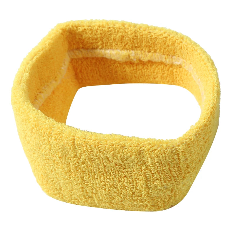 Unisex Gym Fitness Tennis Cotton Stretch Headbands
