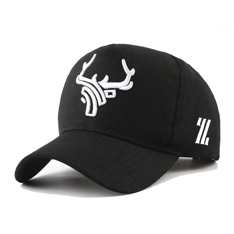 Unisex Horns Embroidery Tactical Baseball Caps