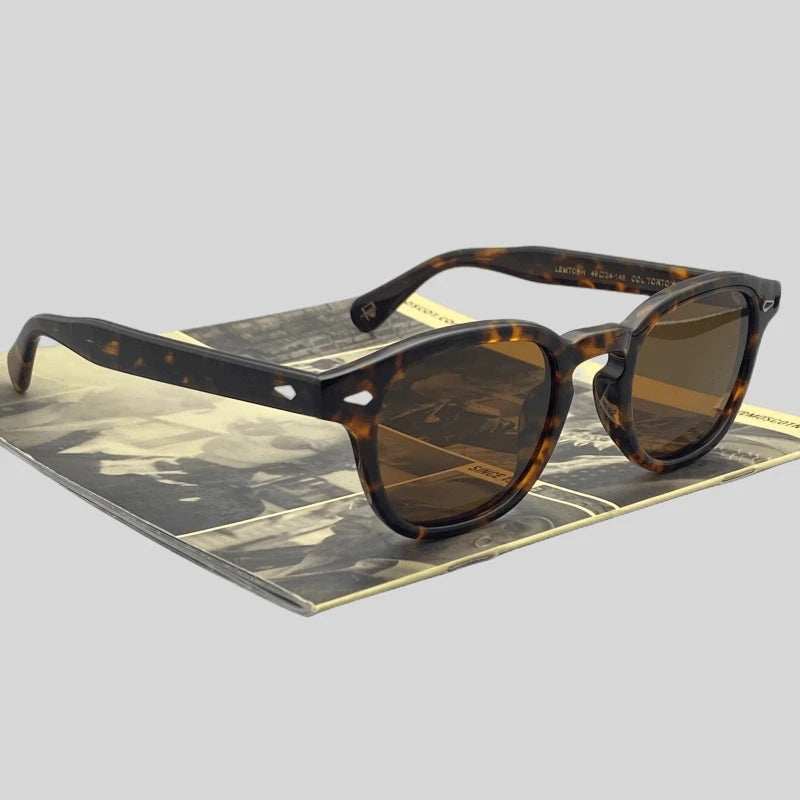 Unisex Luxury Acetate Frame Retro Polarized Sunglasses