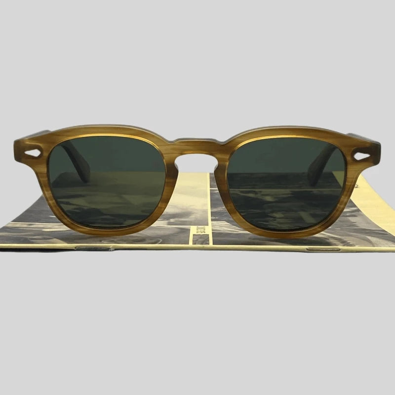 Unisex Luxury Acetate Frame Retro Polarized Sunglasses